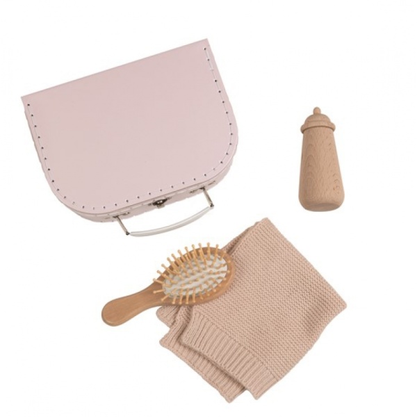 Set per bambola con valigia