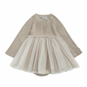 Abito in tulle Juna – Sand