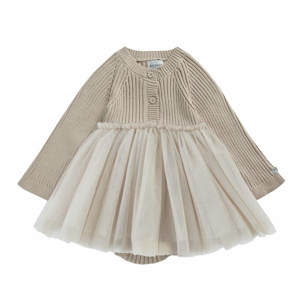 Abito in tulle Juna – Sand