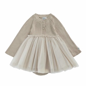 Abito in tulle Juna – Sand