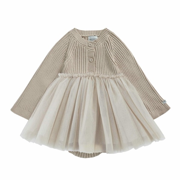 Abito in tulle Juna – Sand