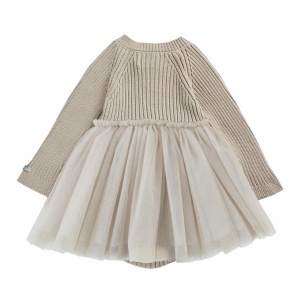 Abito in tulle Juna – Sand