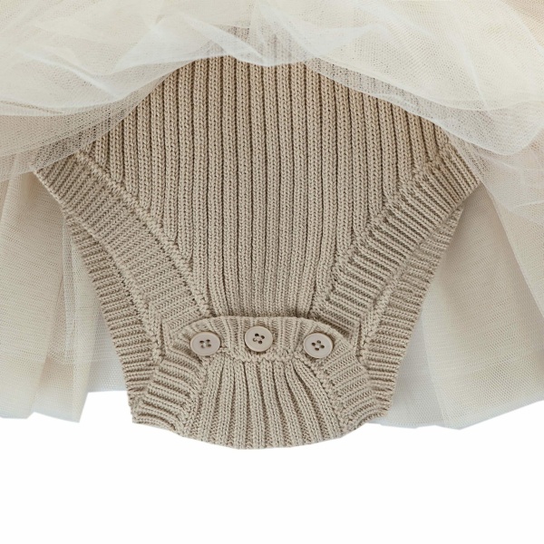 Abito in tulle Juna – Sand
