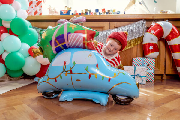 Palloncino Auto di Natale