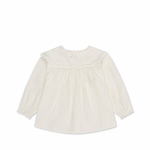 Camicia con colletto in pizzo