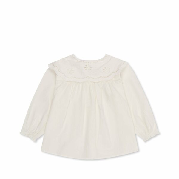 Camicia con colletto in pizzo