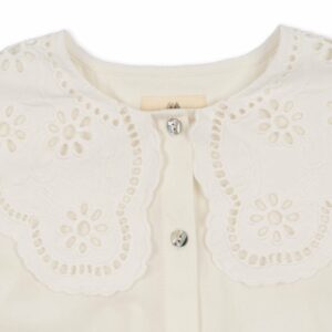 Camicia con colletto in pizzo