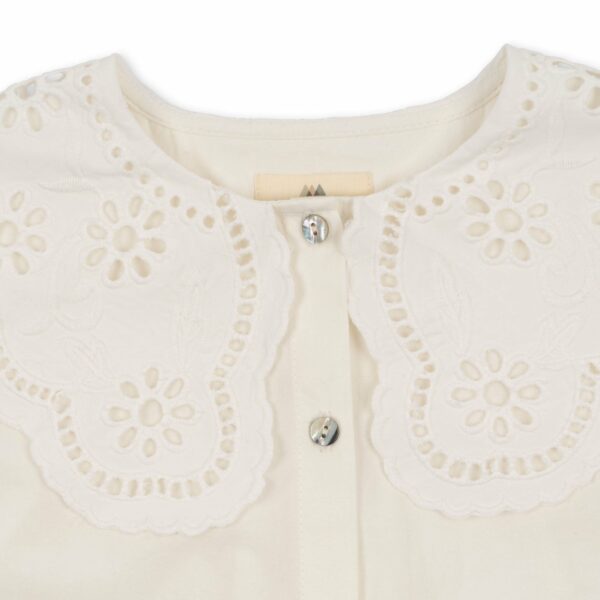 Camicia con colletto in pizzo