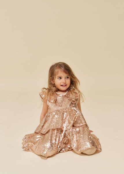 Abito in paillettes scintillante