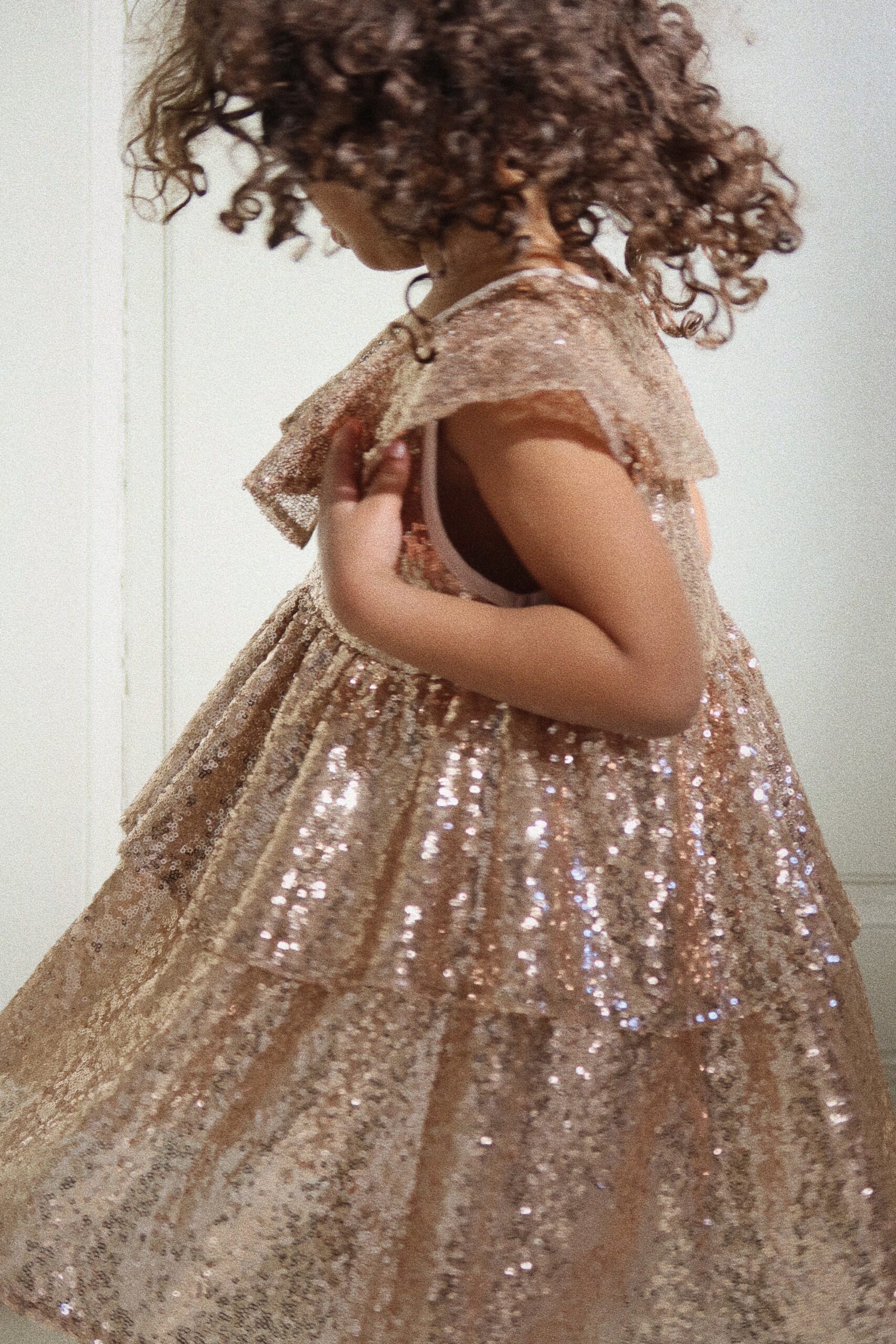 Abito in paillettes scintillante