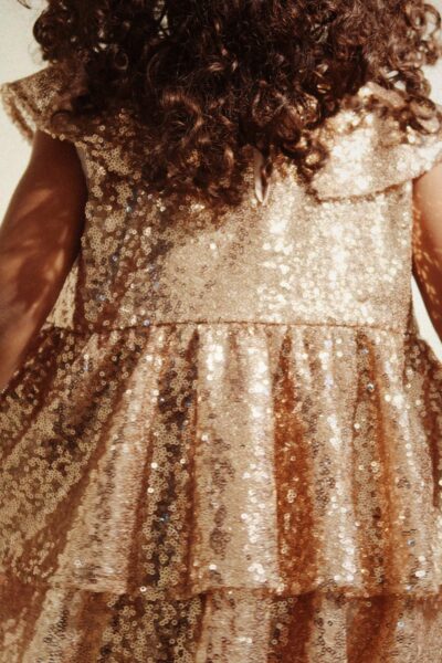 Abito in paillettes scintillante