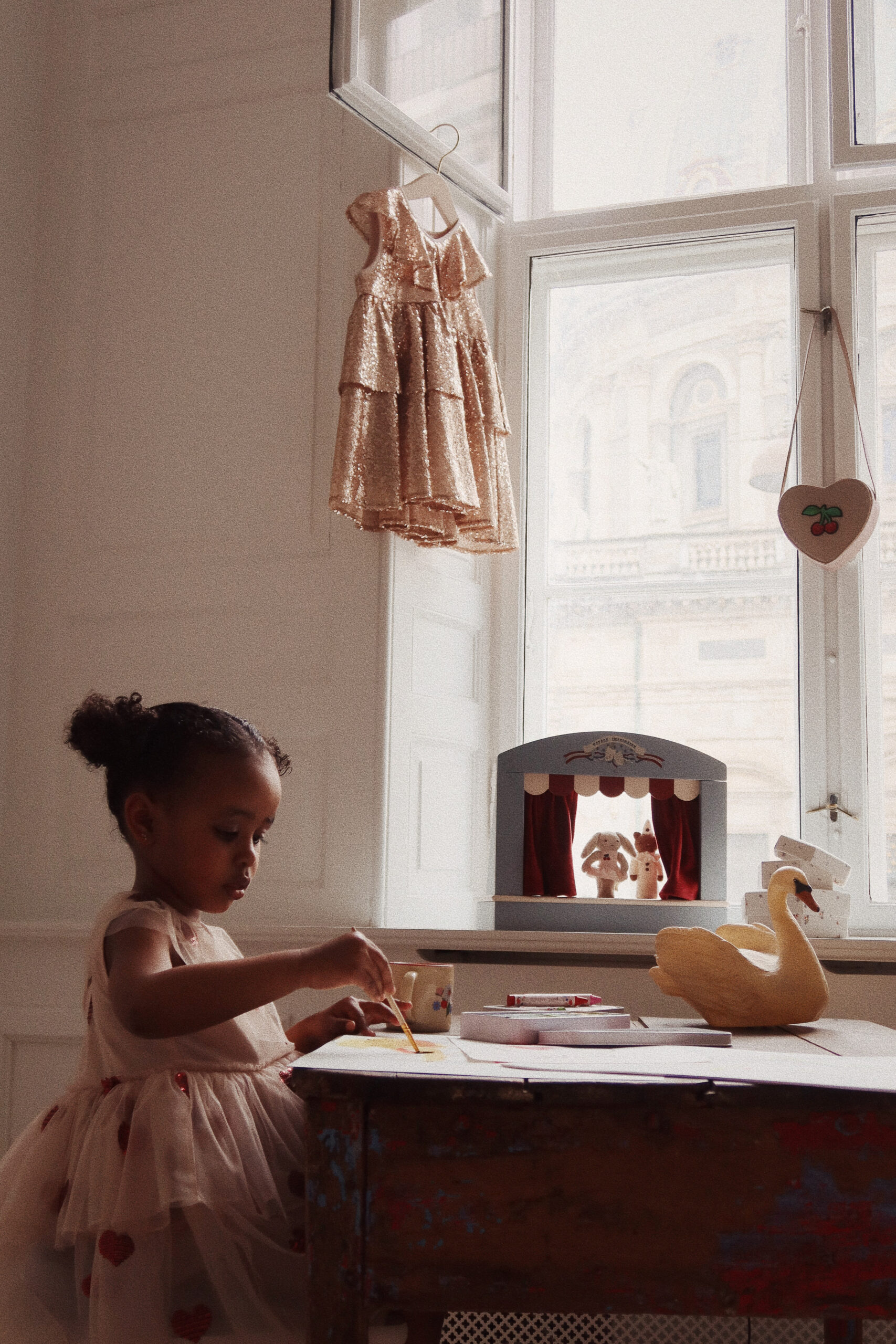 Abito in paillettes scintillante