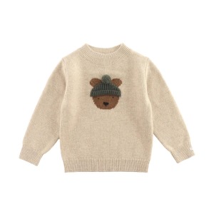 Denn Maglione in lana merino Orso