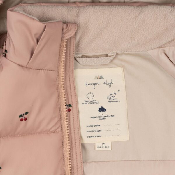 Piumino con cappuccio Cherry