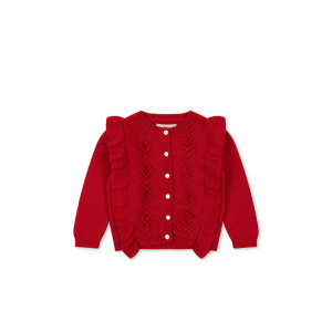 Cardigan con Volant Fiol