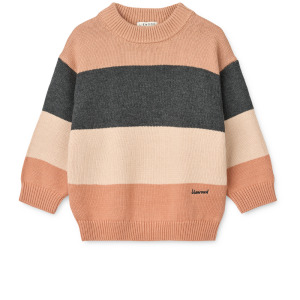 Maglione in maglia a righe