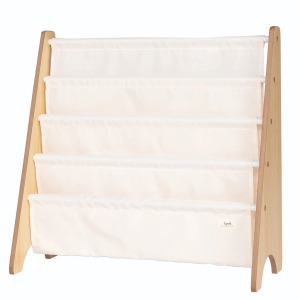 C 3 Sprouts IRKSCCREMA.JPG Libreria frontale Montessoriana tinta unita