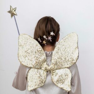 Ali da fata con paillettes scintillanti