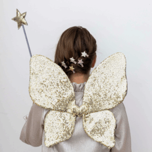 Ali da fata con paillettes scintillanti