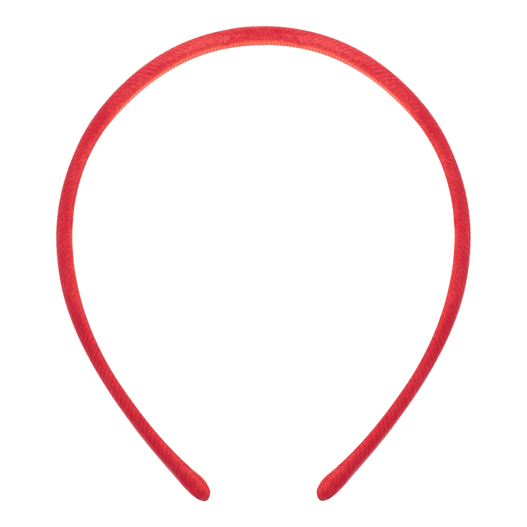 Cerchietto rosso in velluto