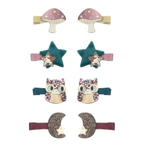 Magical owl mini clip set