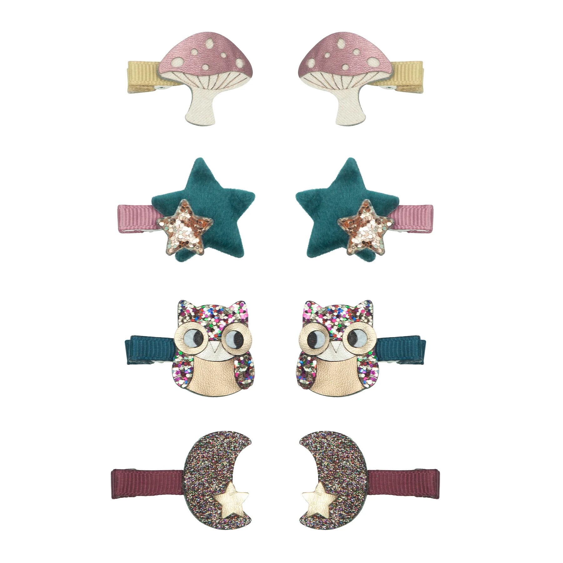 Magical owl mini clip set