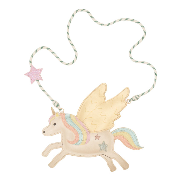 Borsetta unicorno con ali