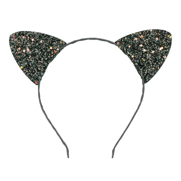 Cerchietto Orecchie di gatto glitterate
