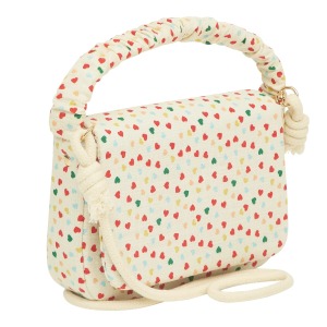 Borsa con manico superiore con stampa cuore