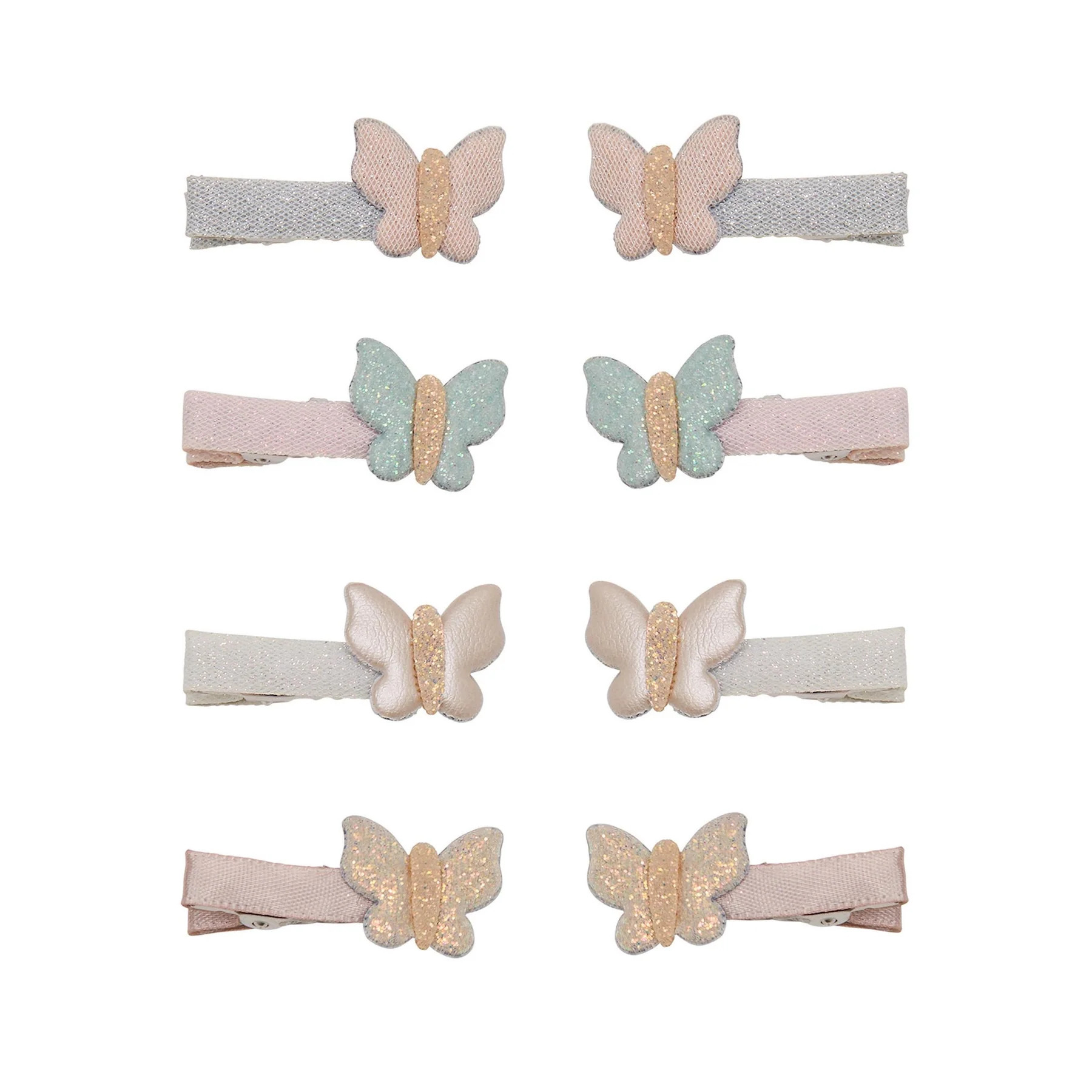Set 8 Fermagli per Capelli Bella Butterfly