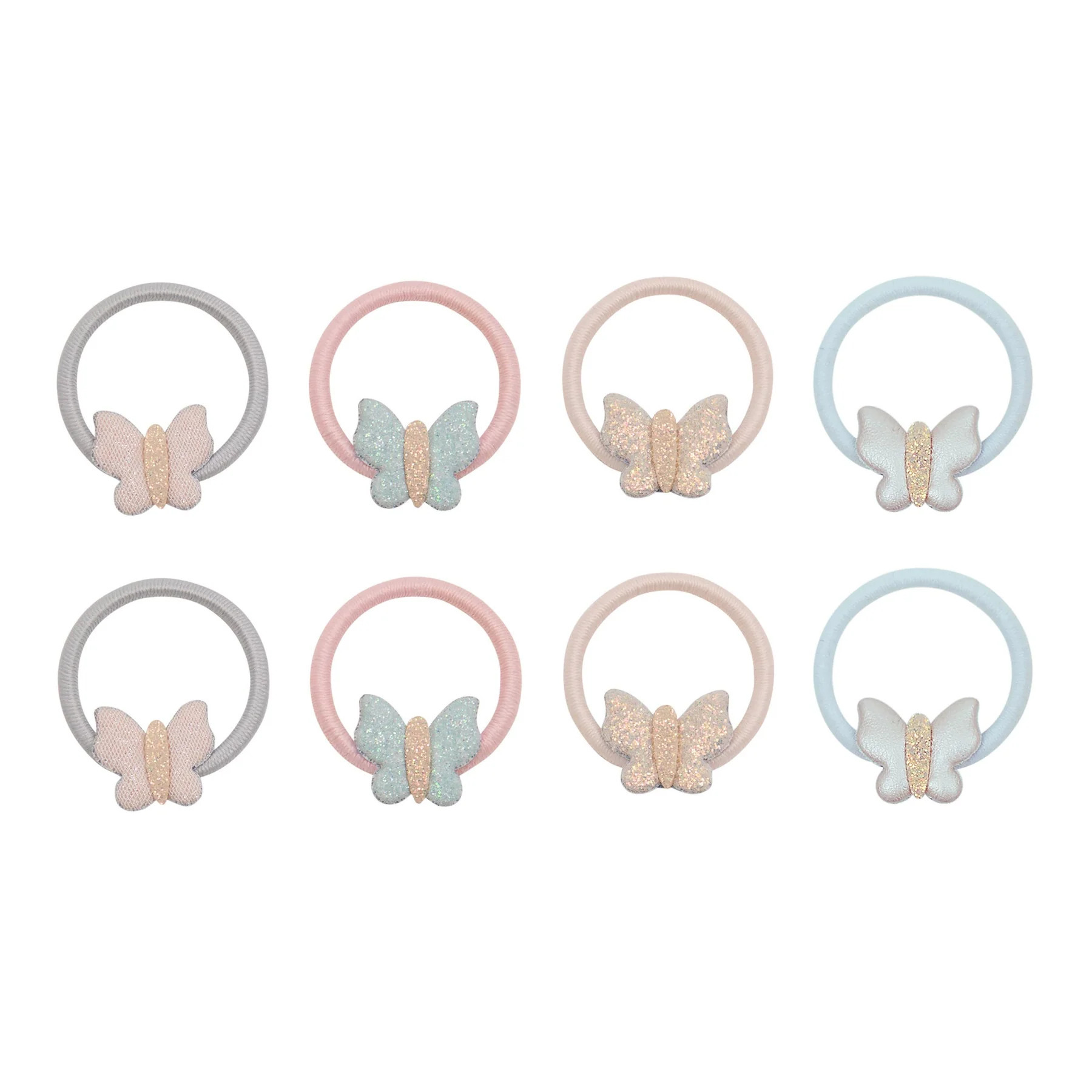Set 8 Elastici per Capelli Bella Butterfly