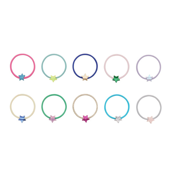 Set 10 Elastici per Capelli Teeny Weeny Star