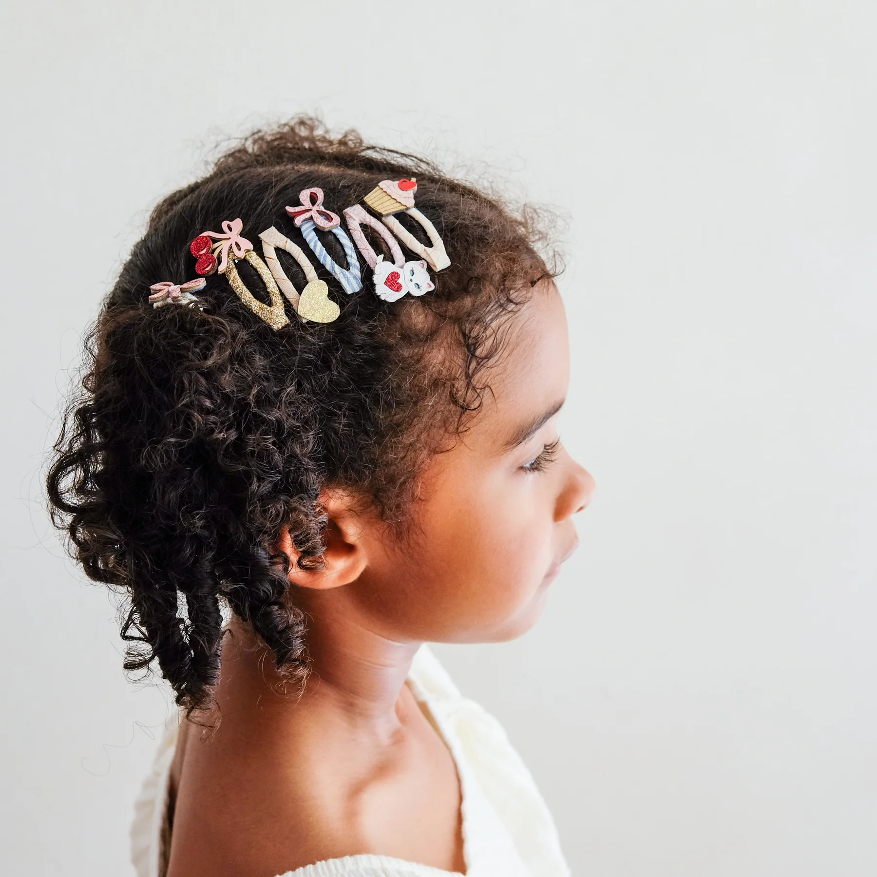 Set 5 Fermagli per Capelli Kittybow