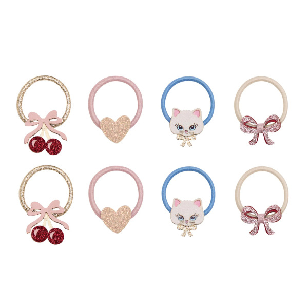 Set 8 Elastici per Capelli Kittybow