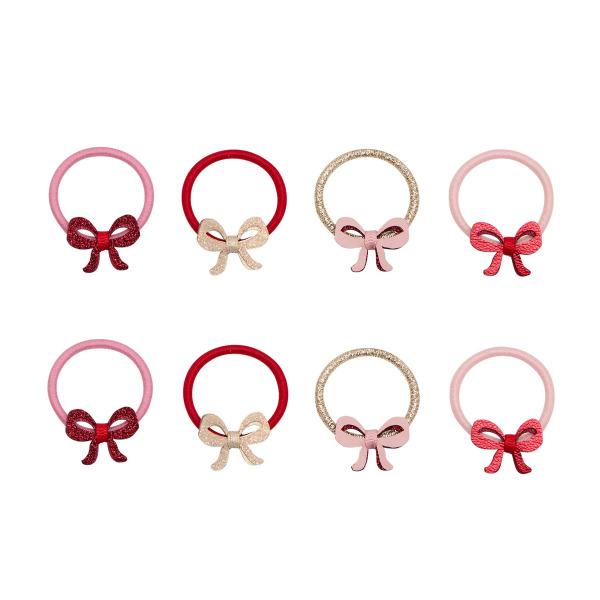 Set 8 Elastici per Capelli Cutesy Bow