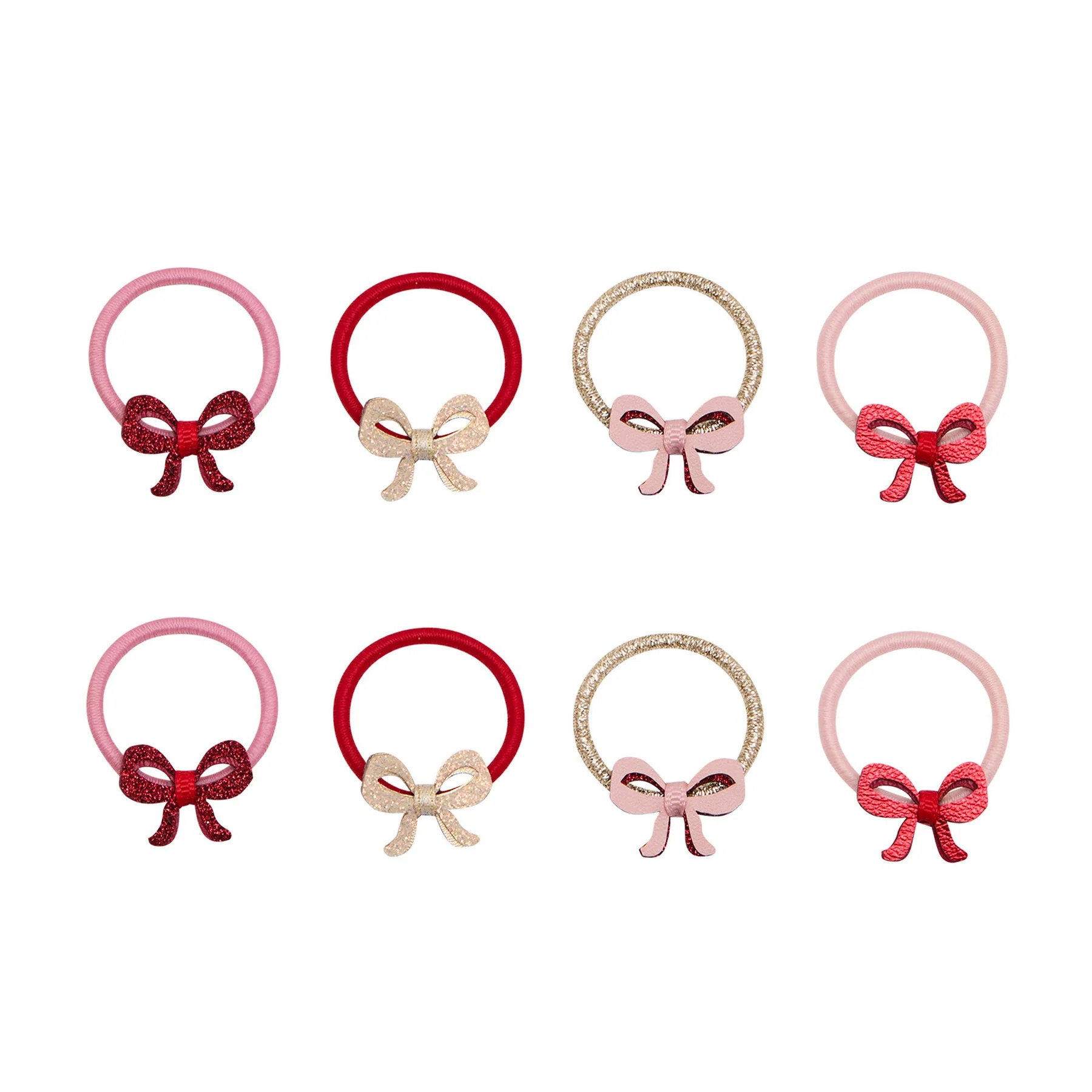Set 8 Elastici per Capelli Cutesy Bow