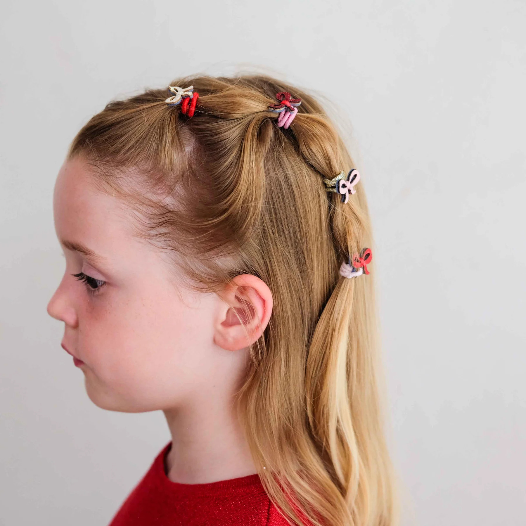Set 8 Elastici per Capelli Cutesy Bow