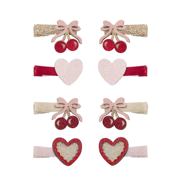Set 8 Fermagli per Capelli Fancy Cherries