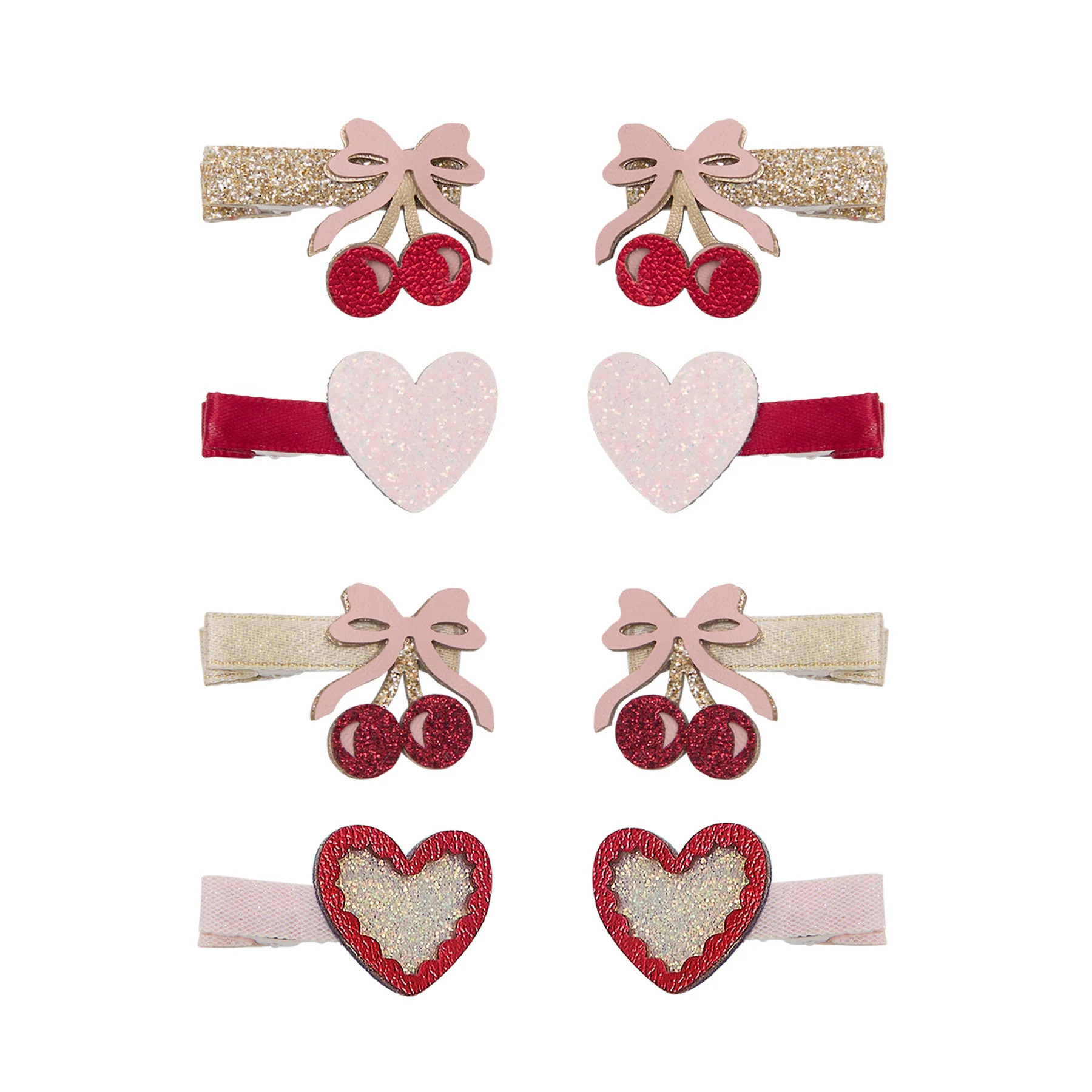 Set 8 Fermagli per Capelli Fancy Cherries