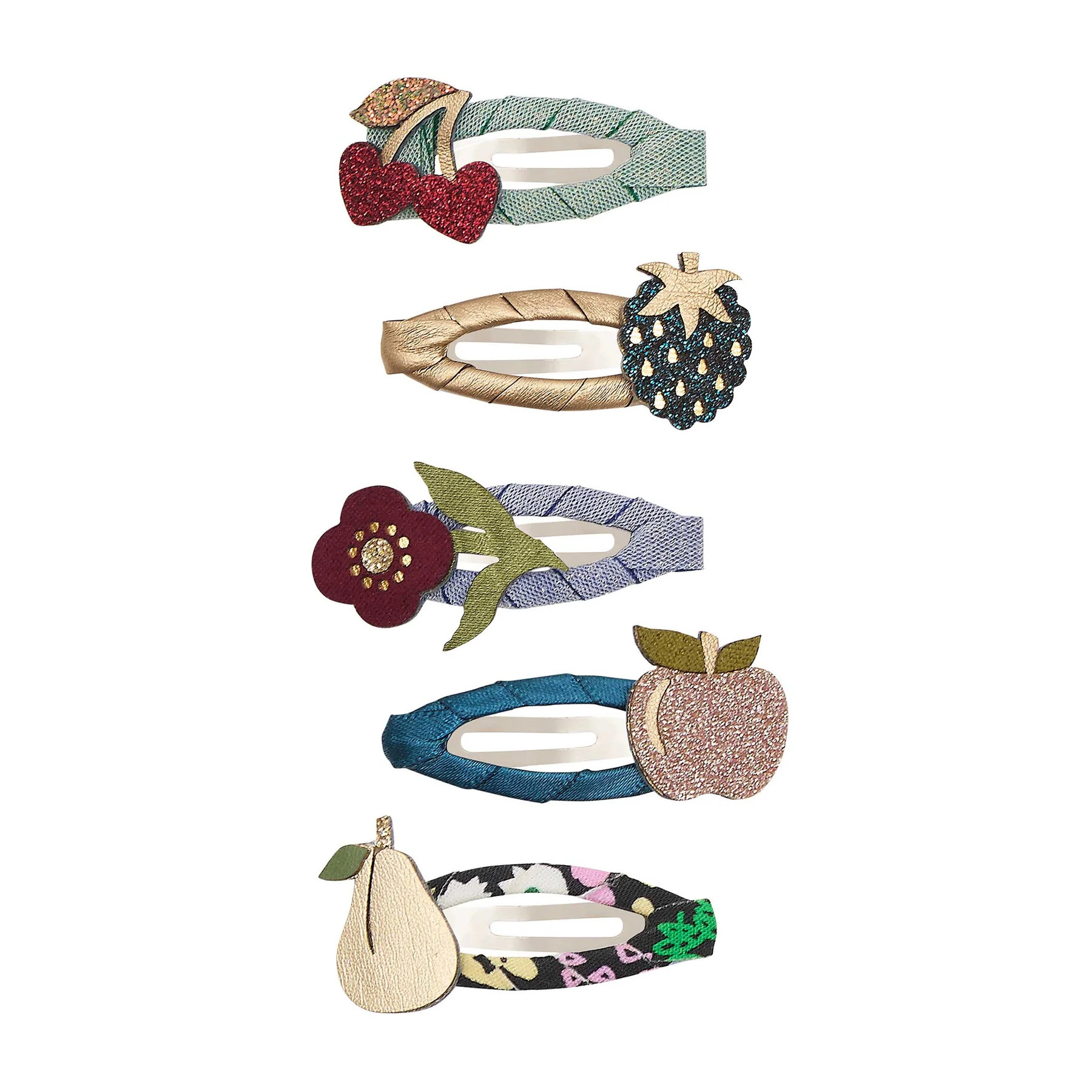 Set 5 Fermagli per Capelli Winter Fruits