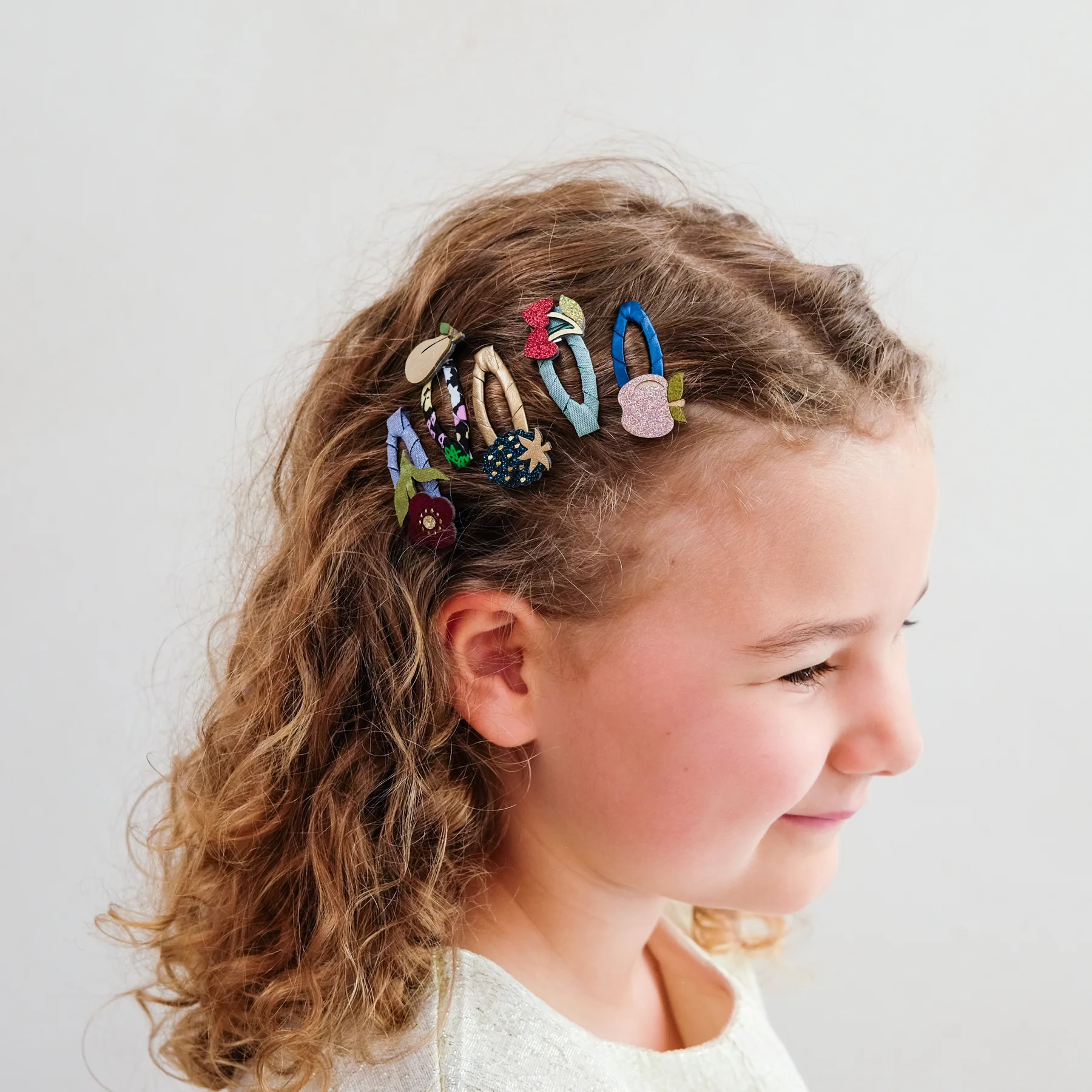 Set 5 Fermagli per Capelli Winter Fruits