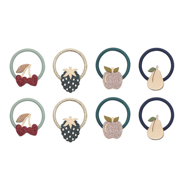Set 8 Elastici per Capelli Winter Fruits