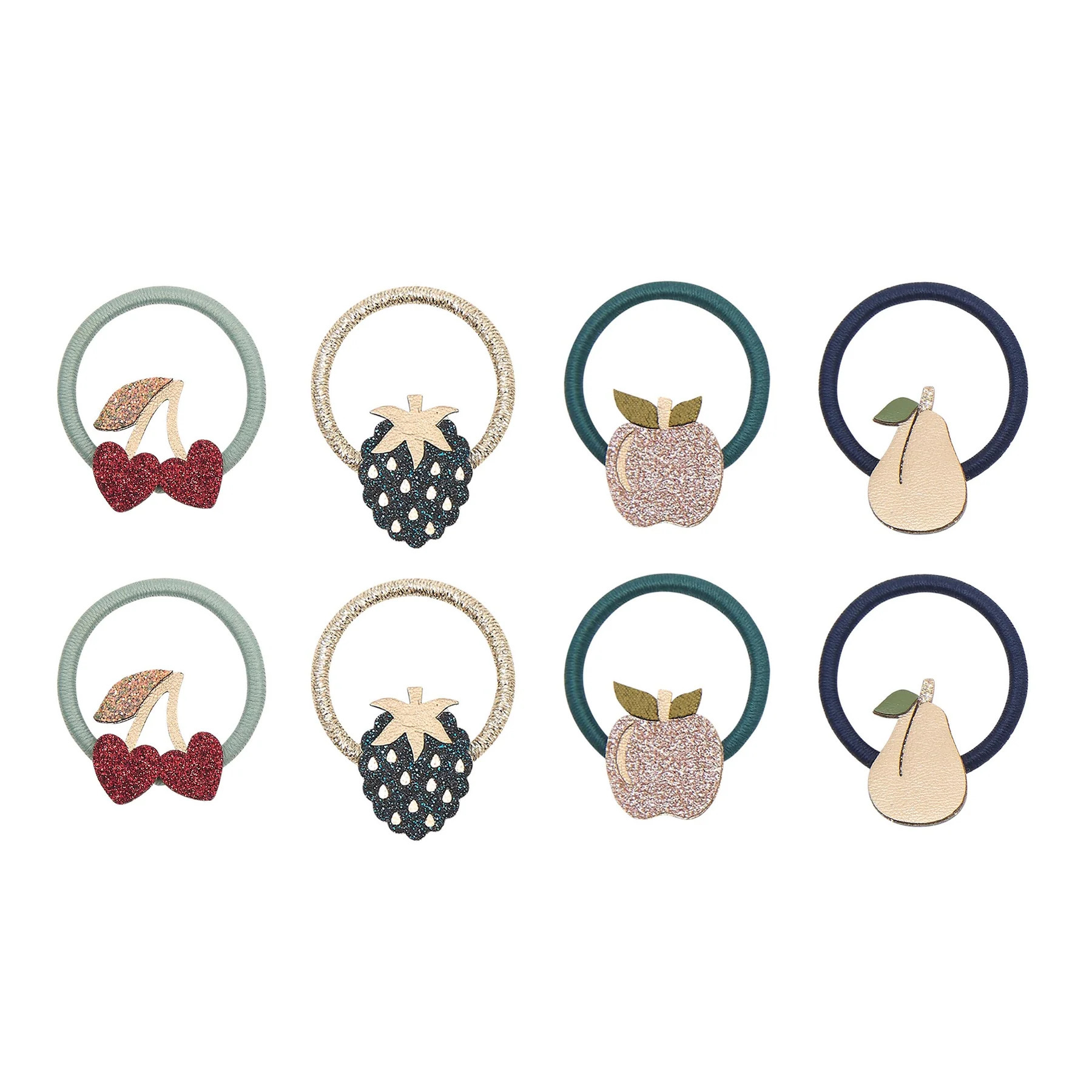 Set 8 Elastici per Capelli Winter Fruits