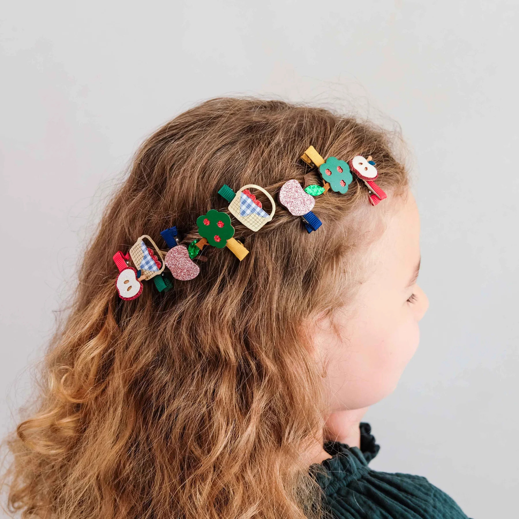 Set 8 Fermagli per Capelli Apple Harvest