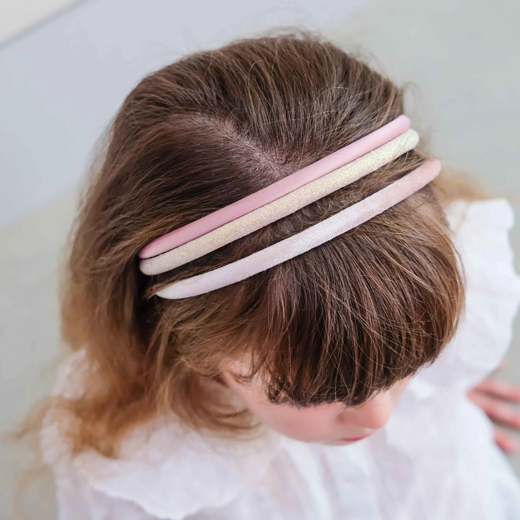Set 3 Cerchietti per Capelli Pretty in Pink