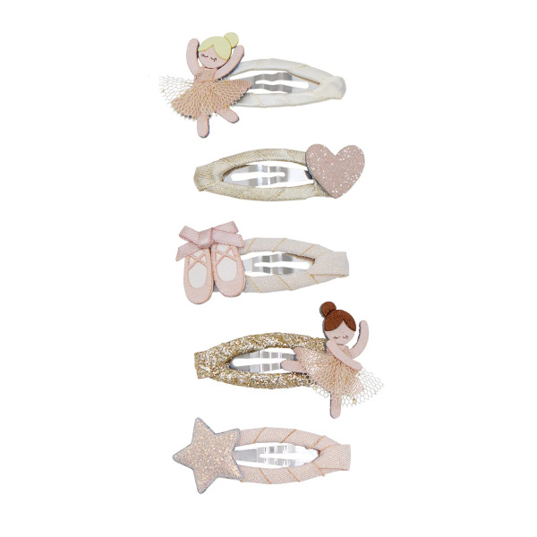 Set 5 Fermagli per Capelli Ballerina