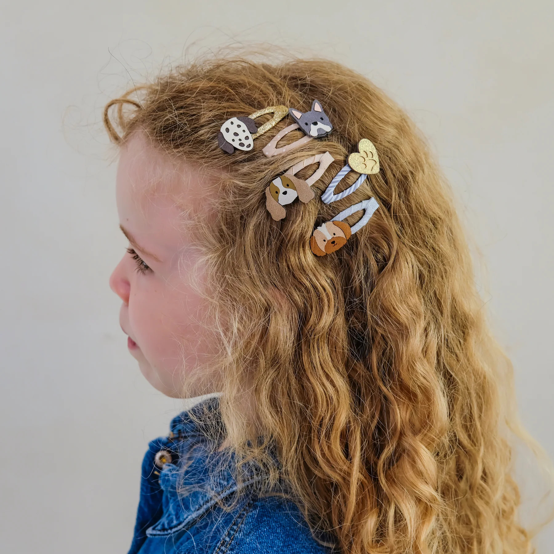 Set 5 Fermagli per Capelli Puppy Love