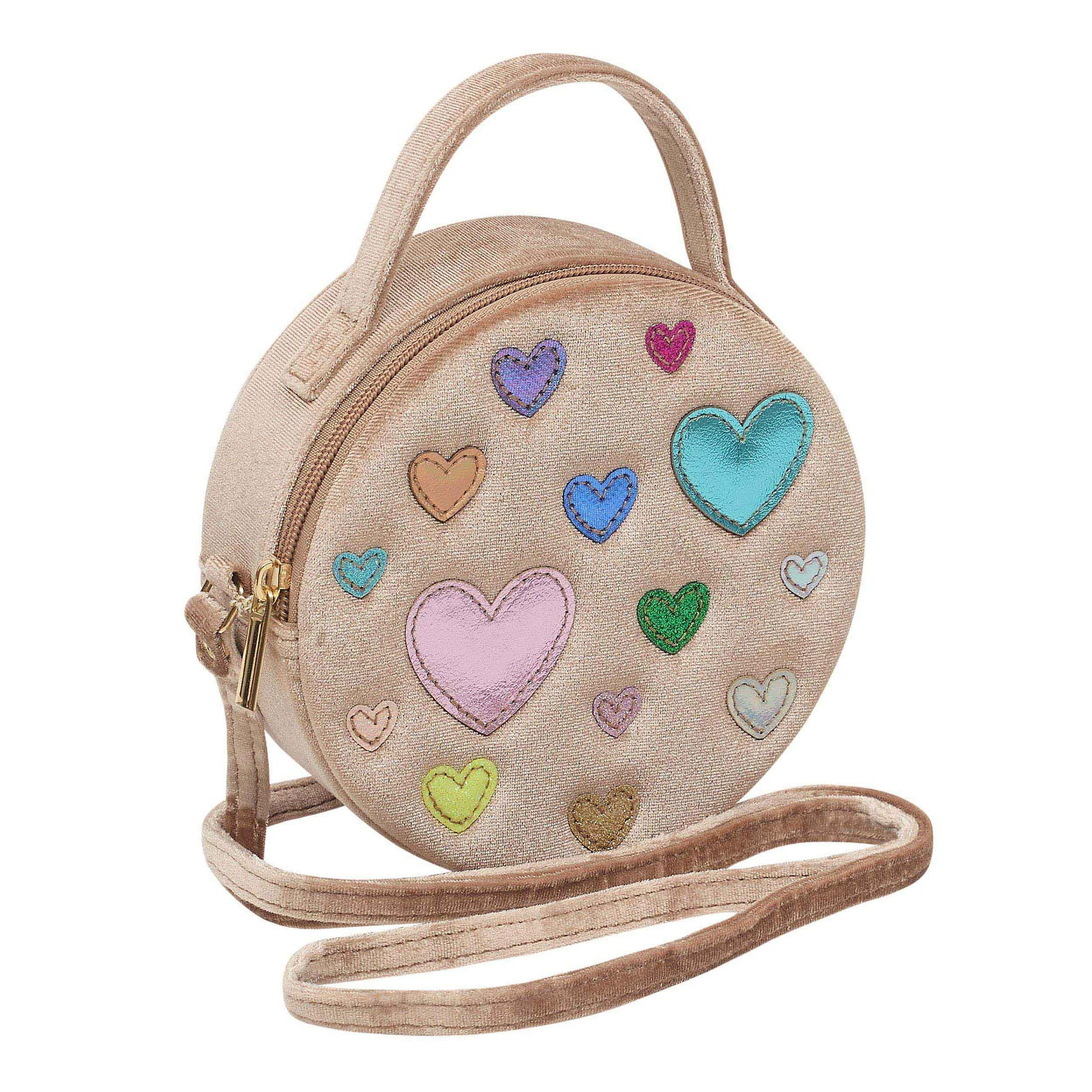 Borsa in Velluto Scatter Heart