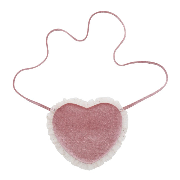 Borsa a Cuore in Velluto e Tulle