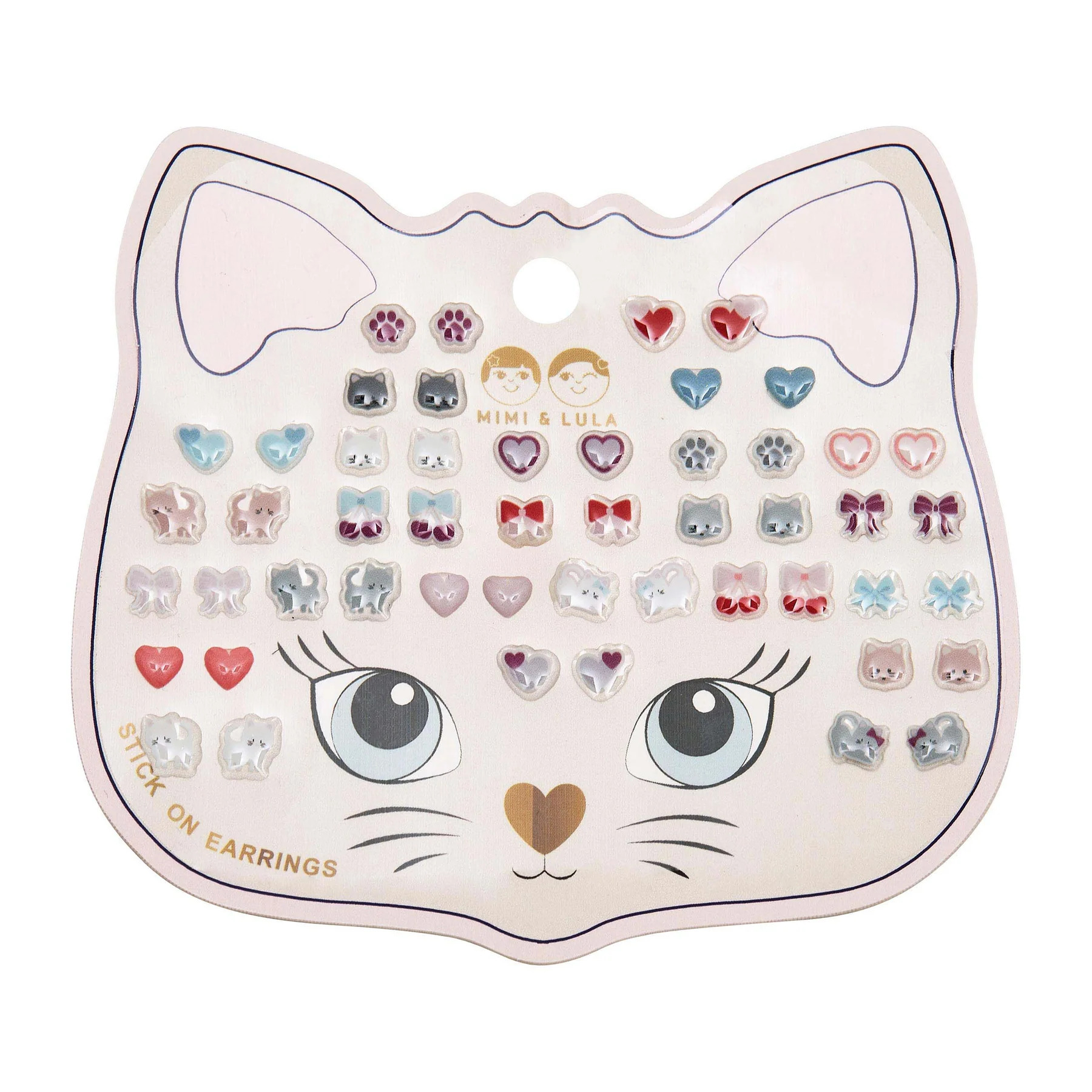 Orecchini Adesivi Kittybow